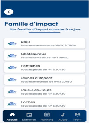 Modèle Application MyChurchApp 1